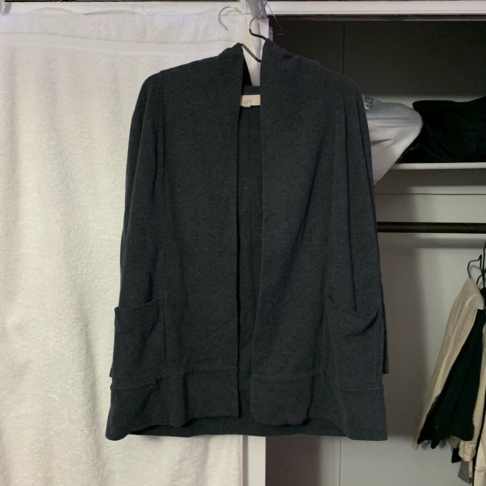 Ann Taylor Loft Hooded cardigan sweater